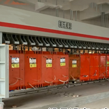 Horizontal slip casting machine for art basins