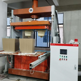 Vertical slip casting machine for mop sinks