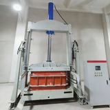Vertical slip casting machine for sinks